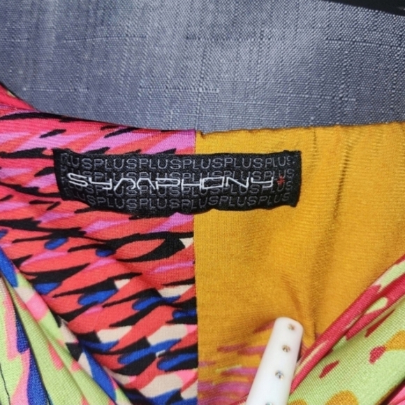 Like new SYMPHONY COLORFUL JUMPSUIT 2X - Picture 2 of 5
